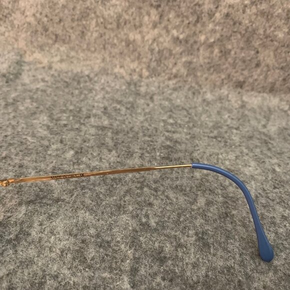 TAXI 251 Vintage Casanova Gold Blue Optical/Prescription Eyeglasses Frame - Picture 12 of 15